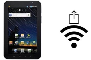 Générer un QR code avec la clé Wifi sur un Samsung Galaxy Tab CDMA P100