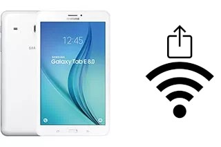 Générer un QR code avec la clé Wifi sur un Samsung Galaxy Tab E 8.0