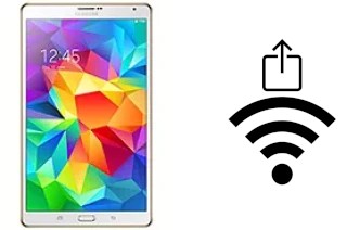 Générer un QR code avec la clé Wifi sur un Samsung Galaxy Tab S 8.4