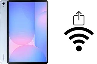 Générer un QR code avec la clé Wifi sur un Samsung Galaxy Tab S10 FE+