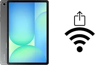 Générer un QR code avec la clé Wifi sur un Samsung Galaxy Tab S10 FE