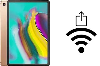 Générer un QR code avec la clé Wifi sur un Samsung Galaxy Tab S5e