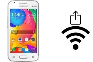 Générer un QR code avec la clé Wifi sur un Samsung Galaxy V