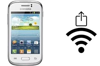 Générer un QR code avec la clé Wifi sur un Samsung Galaxy Young S6310