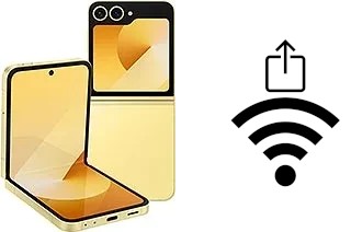 Générer un QR code avec la clé Wifi sur un Samsung Galaxy Z Flip6