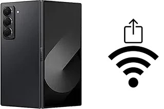 Générer un QR code avec la clé Wifi sur un Samsung Galaxy Z Fold Special