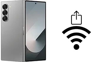 Générer un QR code avec la clé Wifi sur un Samsung Galaxy Z Fold6