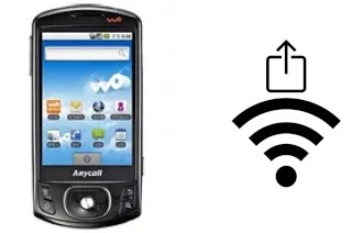Générer un QR code avec la clé Wifi sur un Samsung I6500U Galaxy