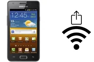 Générer un QR code avec la clé Wifi sur un Samsung I9103 Galaxy R