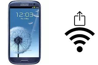 Générer un QR code avec la clé Wifi sur un Samsung I9305 Galaxy S III