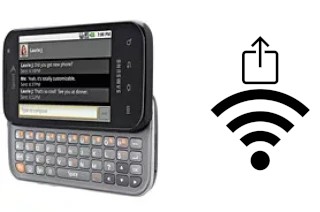Générer un QR code avec la clé Wifi sur un Samsung M920 Transform