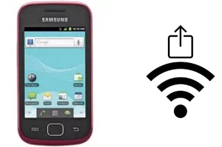 Générer un QR code avec la clé Wifi sur un Samsung R680 Repp