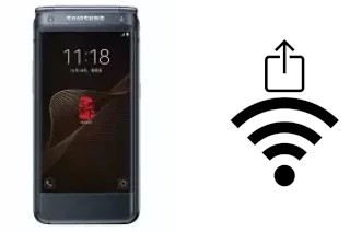 Générer un QR code avec la clé Wifi sur un Samsung W2017