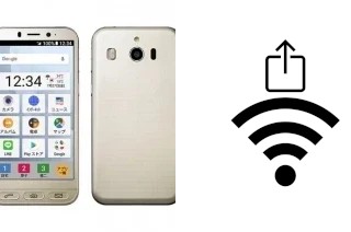 Générer un QR code avec la clé Wifi sur un Sharp 704SH