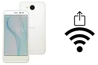 Générer un QR code avec la clé Wifi sur un Sharp Aquos ea