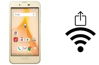 Générer un QR code avec la clé Wifi sur un Sharp Aquos Ever SH-02J