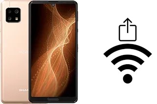 Générer un QR code avec la clé Wifi sur un Sharp Aquos sense5G