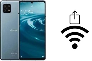 Générer un QR code avec la clé Wifi sur un Sharp Aquos Sense6
