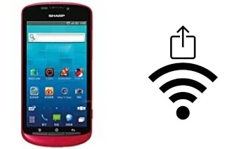 Générer un QR code avec la clé Wifi sur un Sharp Aquos SH8298U