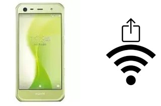 Générer un QR code avec la clé Wifi sur un Sharp Aquos Xx3 mini