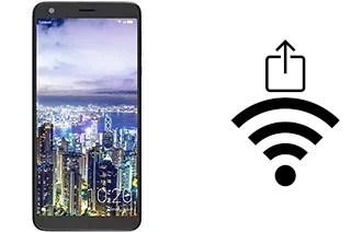 Générer un QR code avec la clé Wifi sur un Sharp Aquos B10