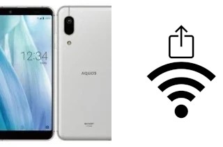 Générer un QR code avec la clé Wifi sur un Sharp Sense3 Plus