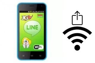 Générer un QR code avec la clé Wifi sur un SKG AD-558