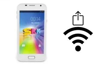 Générer un QR code avec la clé Wifi sur un SKK Steel
