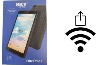 Générer un QR code avec la clé Wifi sur un Sky-Devices Elite OctaX