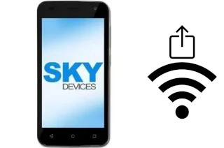 Générer un QR code avec la clé Wifi sur un Sky-Devices Sky Elite 4-5P