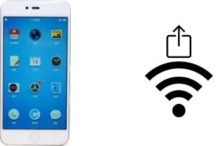Générer un QR code avec la clé Wifi sur un Smartisan M1