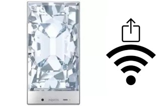 Générer un QR code avec la clé Wifi sur un SoftBank Softbank 402SH