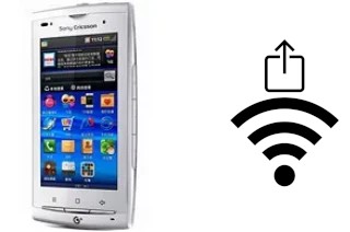 Générer un QR code avec la clé Wifi sur un Sony Ericsson A8i