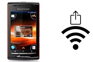 Générer un QR code avec la clé Wifi sur un Sony Ericsson W8