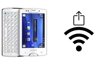 Générer un QR code avec la clé Wifi sur un Sony Ericsson Xperia mini pro