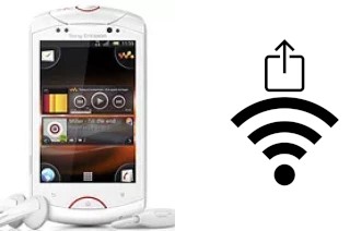Générer un QR code avec la clé Wifi sur un Sony Ericsson Live with Walkman