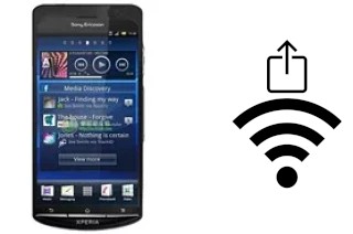 Générer un QR code avec la clé Wifi sur un Sony Ericsson Xperia Duo