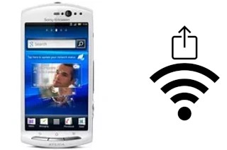 Générer un QR code avec la clé Wifi sur un Sony Ericsson Xperia neo V