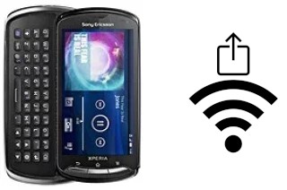 Générer un QR code avec la clé Wifi sur un Sony Ericsson Xperia pro