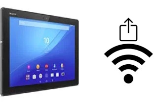 Générer un QR code avec la clé Wifi sur un Sony Xperia Z4 Tablet WiFi