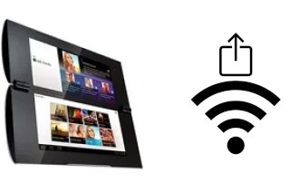 Générer un QR code avec la clé Wifi sur un Sony Tablet P