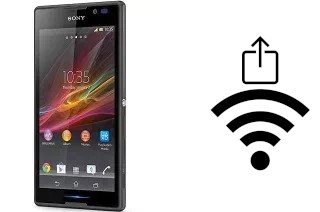 Générer un QR code avec la clé Wifi sur un Sony Xperia C