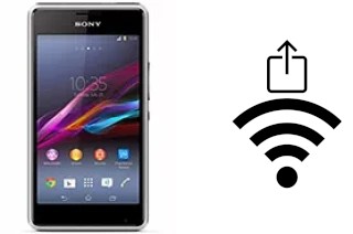 Générer un QR code avec la clé Wifi sur un Sony Xperia E1 dual