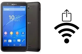 Générer un QR code avec la clé Wifi sur un Sony Xperia E4 Dual