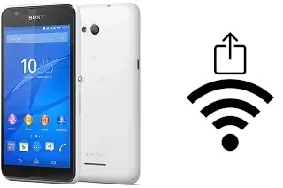 Générer un QR code avec la clé Wifi sur un Sony Xperia E4g Dual