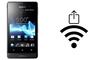Générer un QR code avec la clé Wifi sur un Sony Xperia go