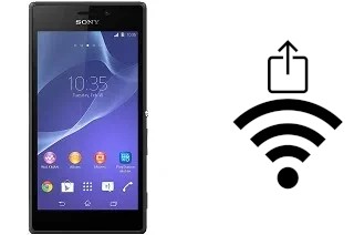 Générer un QR code avec la clé Wifi sur un Sony Xperia M2 dual