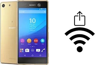 Générer un QR code avec la clé Wifi sur un Sony Xperia M5 Dual