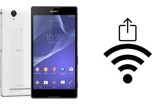 Générer un QR code avec la clé Wifi sur un Sony Xperia T2 Ultra dual