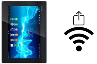 Générer un QR code avec la clé Wifi sur un Sony Xperia Tablet S